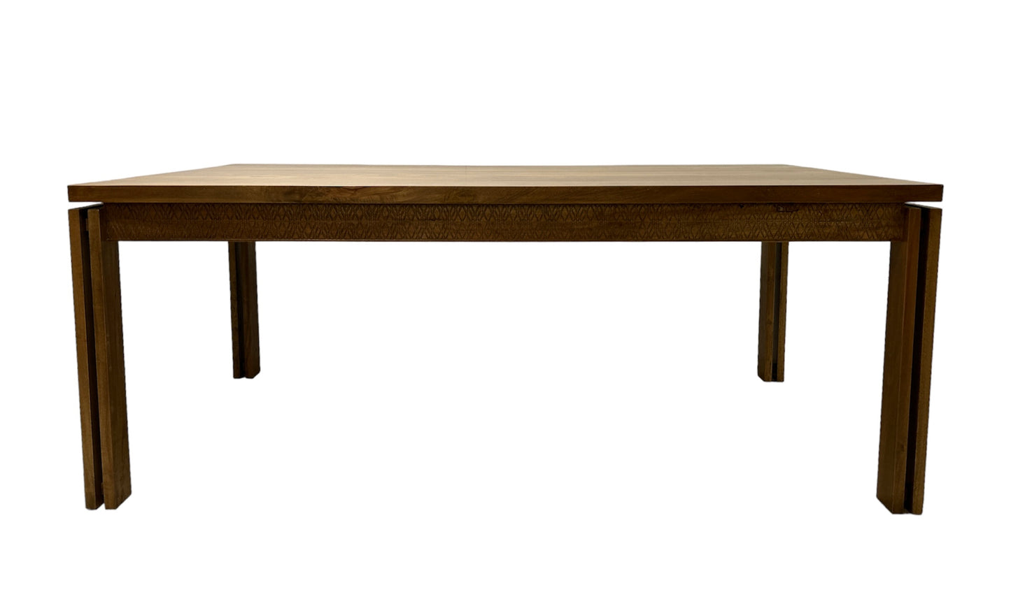 Crosshatch hand carving