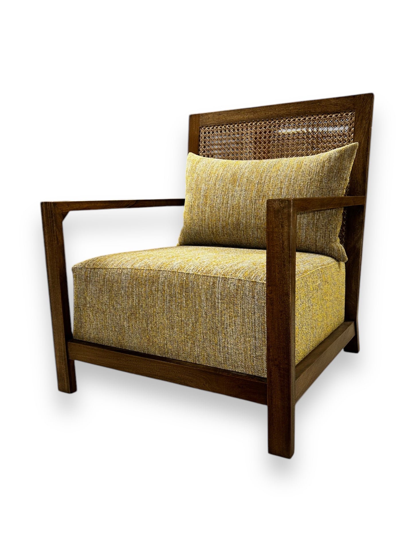 Cane armchair