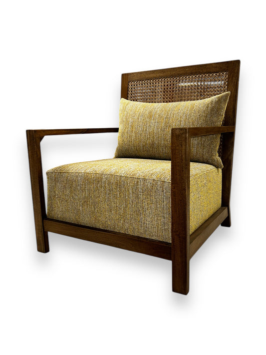 Cane armchair