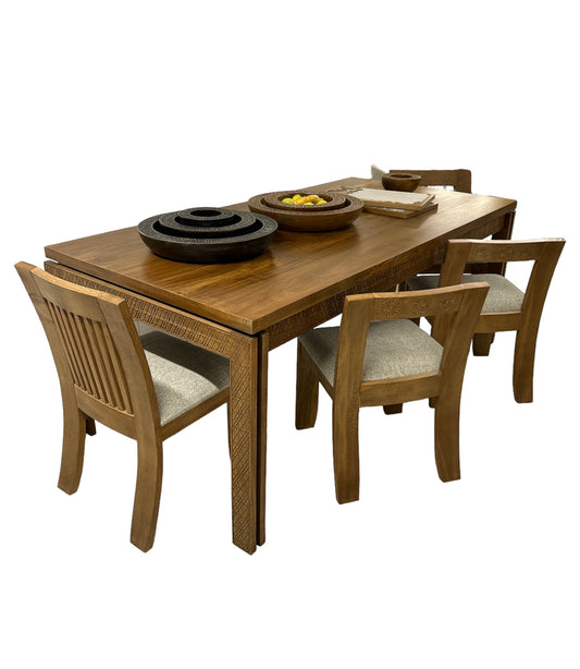 Crosshatch hand carving